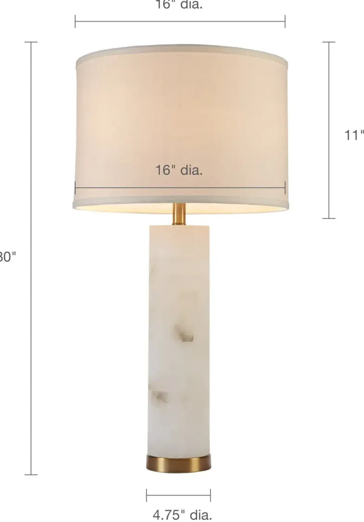 Macon 30'' Table Lamp