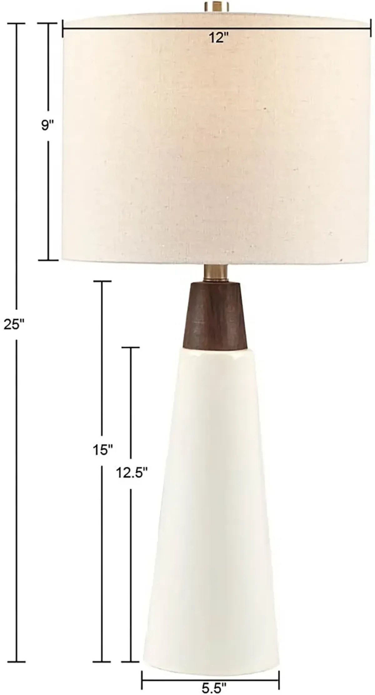 Daize 25'' Table Lamp