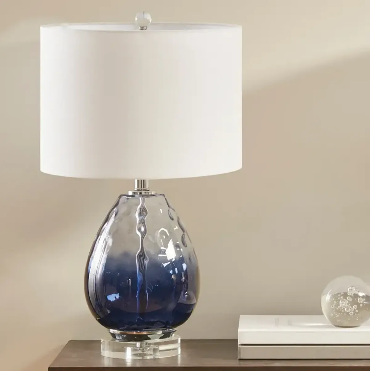 Aquata 24'' Table Lamp - Dark Blue