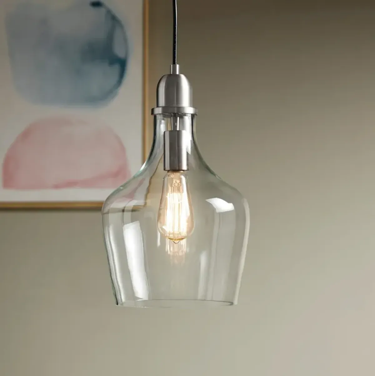 Kern Pendant Light - Silver/Clear