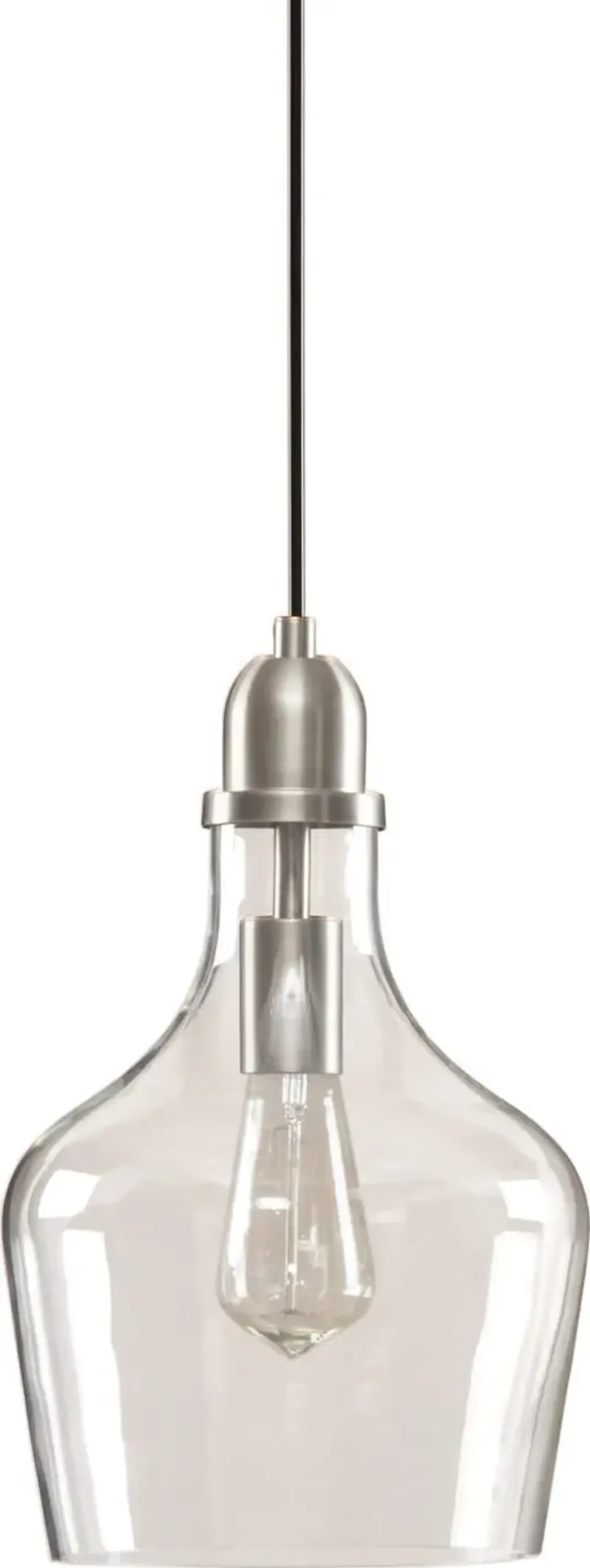 Kern Pendant Light - Silver/Clear