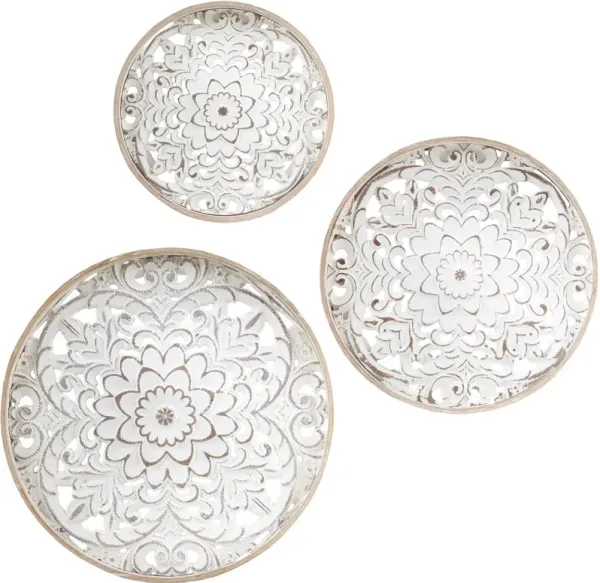 Plated 3-Piece 14'' x 14'' Wall Art Set