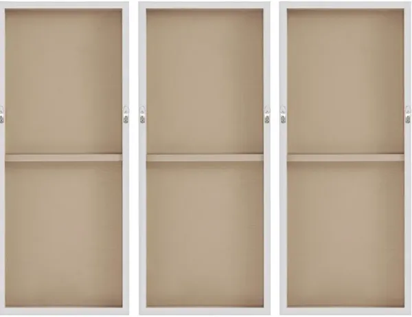 Glamour 3-Piece 35'' x 15'' Wall Art Set