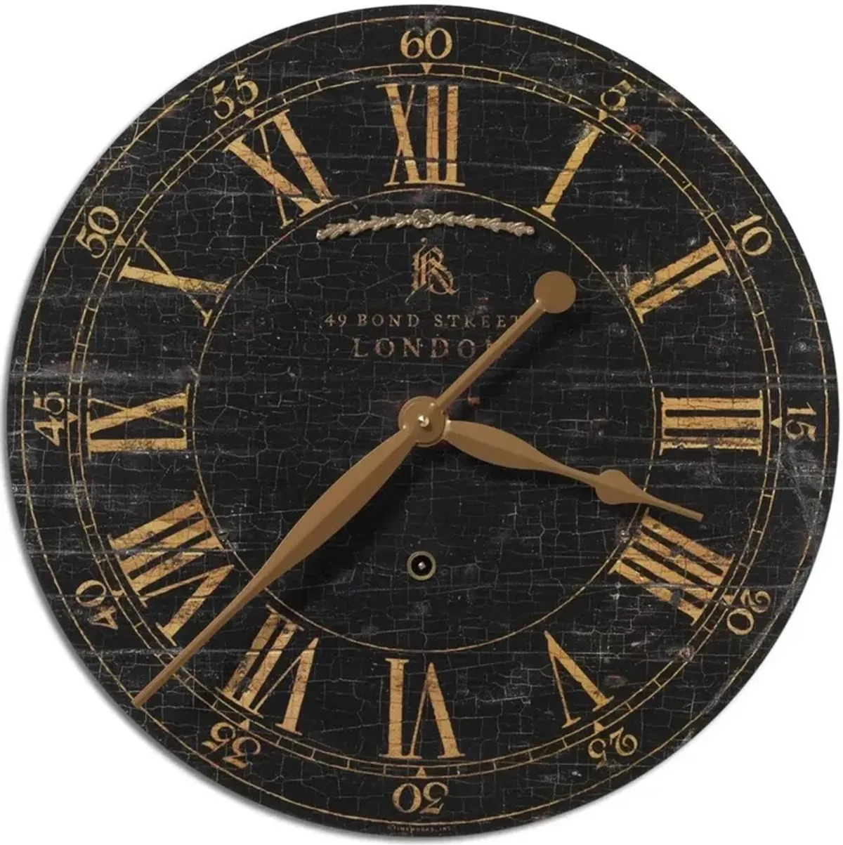 Mikael 18" Wall Clock - Black