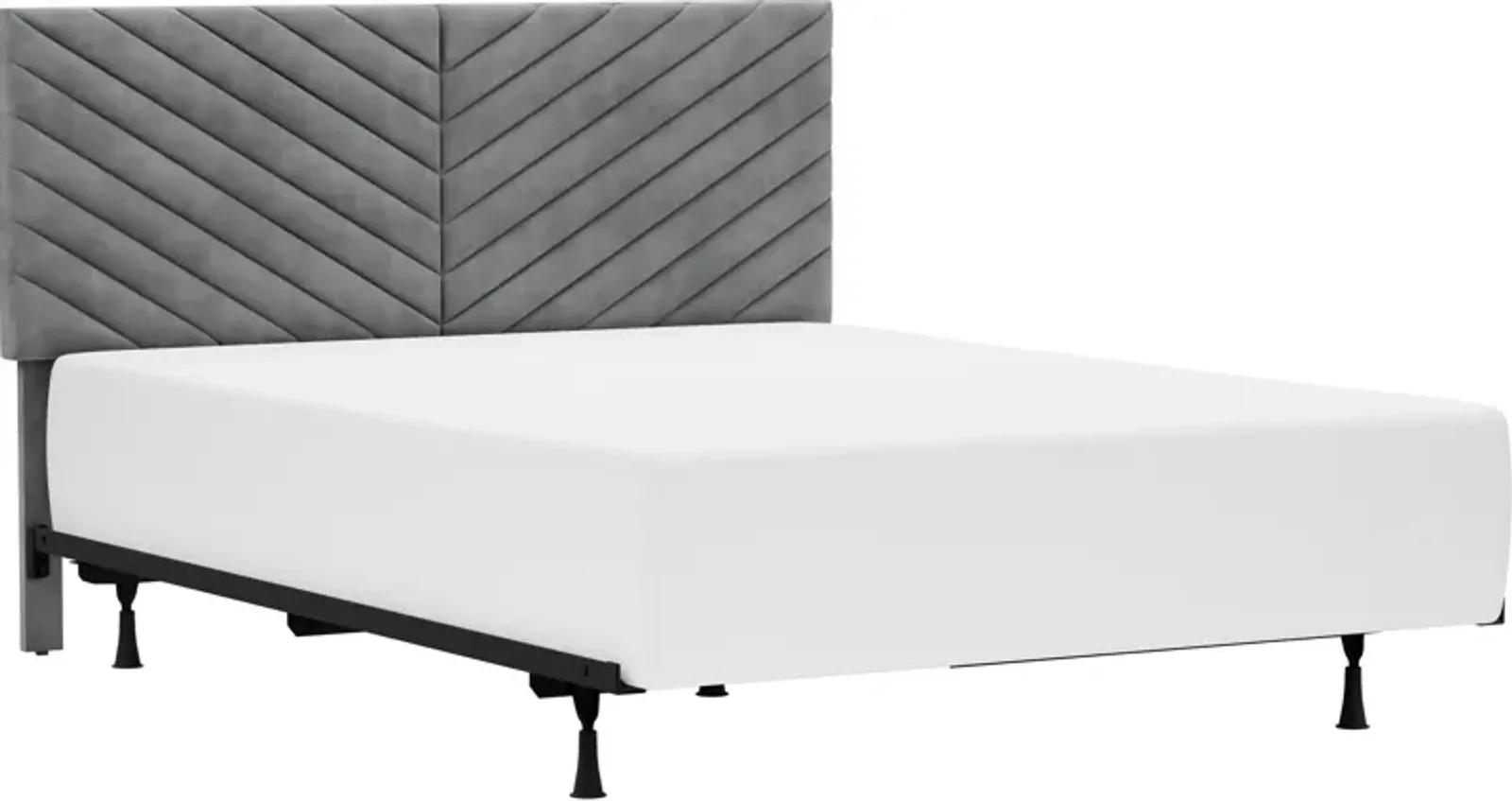 Ralph Queen Upholstered Bed - Gray