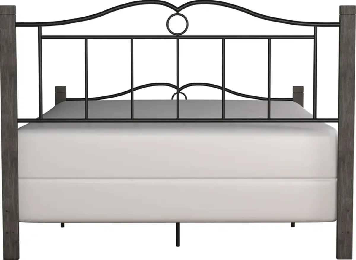 Maura Queen Bed - Black