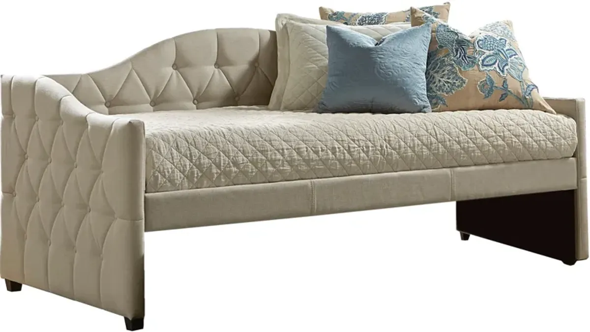 Mae Twin Upholstered Daybed - Beige