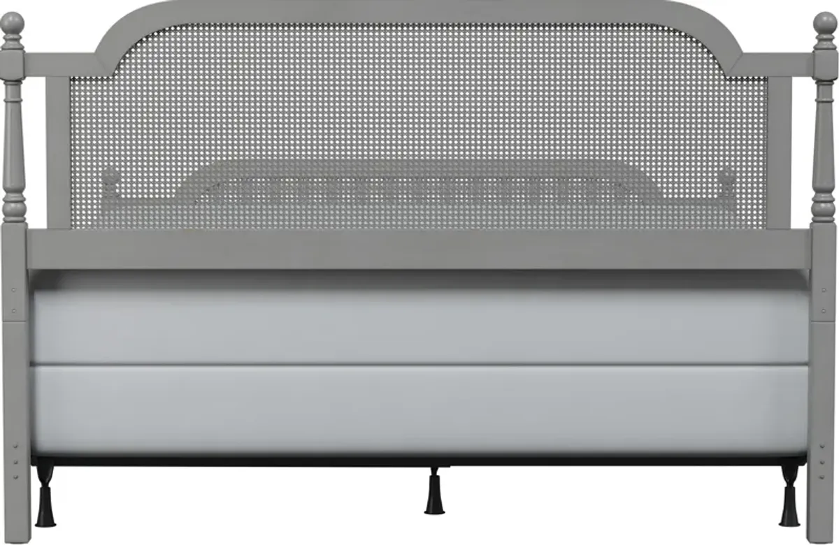 Zophia King Bed - Gray