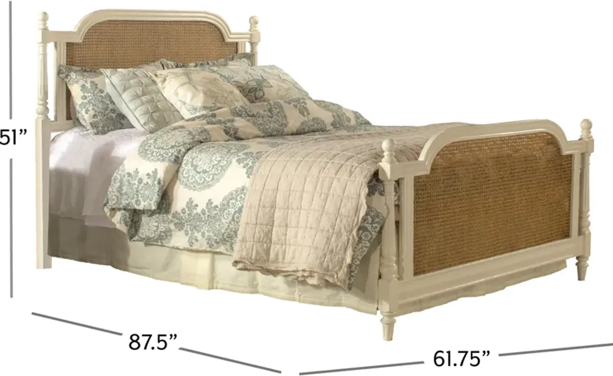 Zophia Queen Bed - Cream