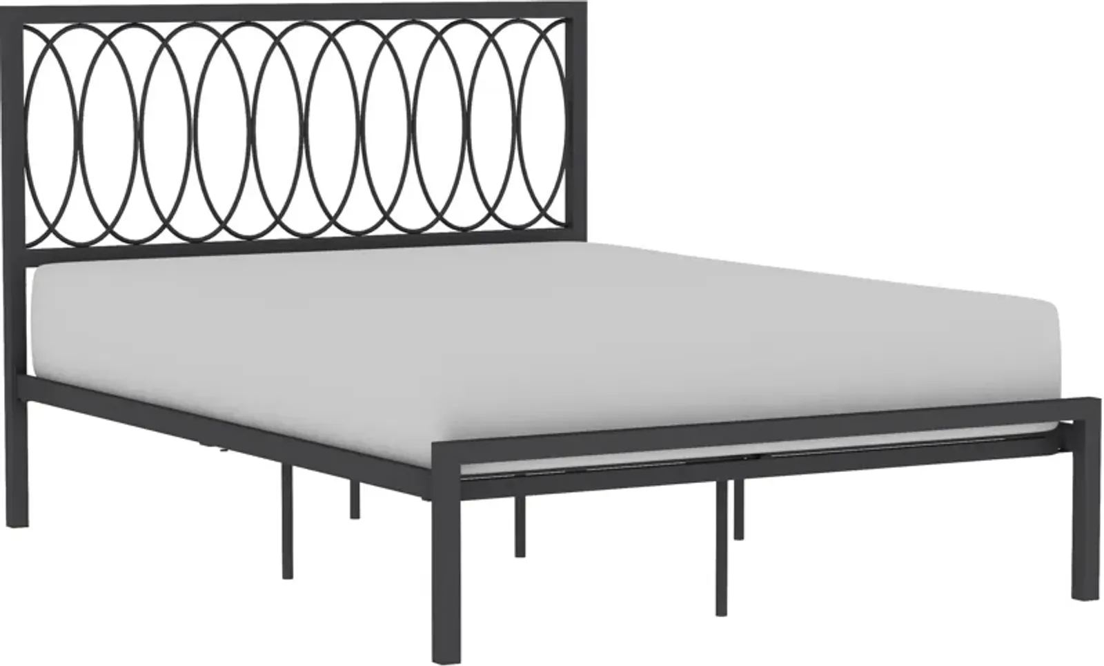 Petunia Full Platform Bed - Gray