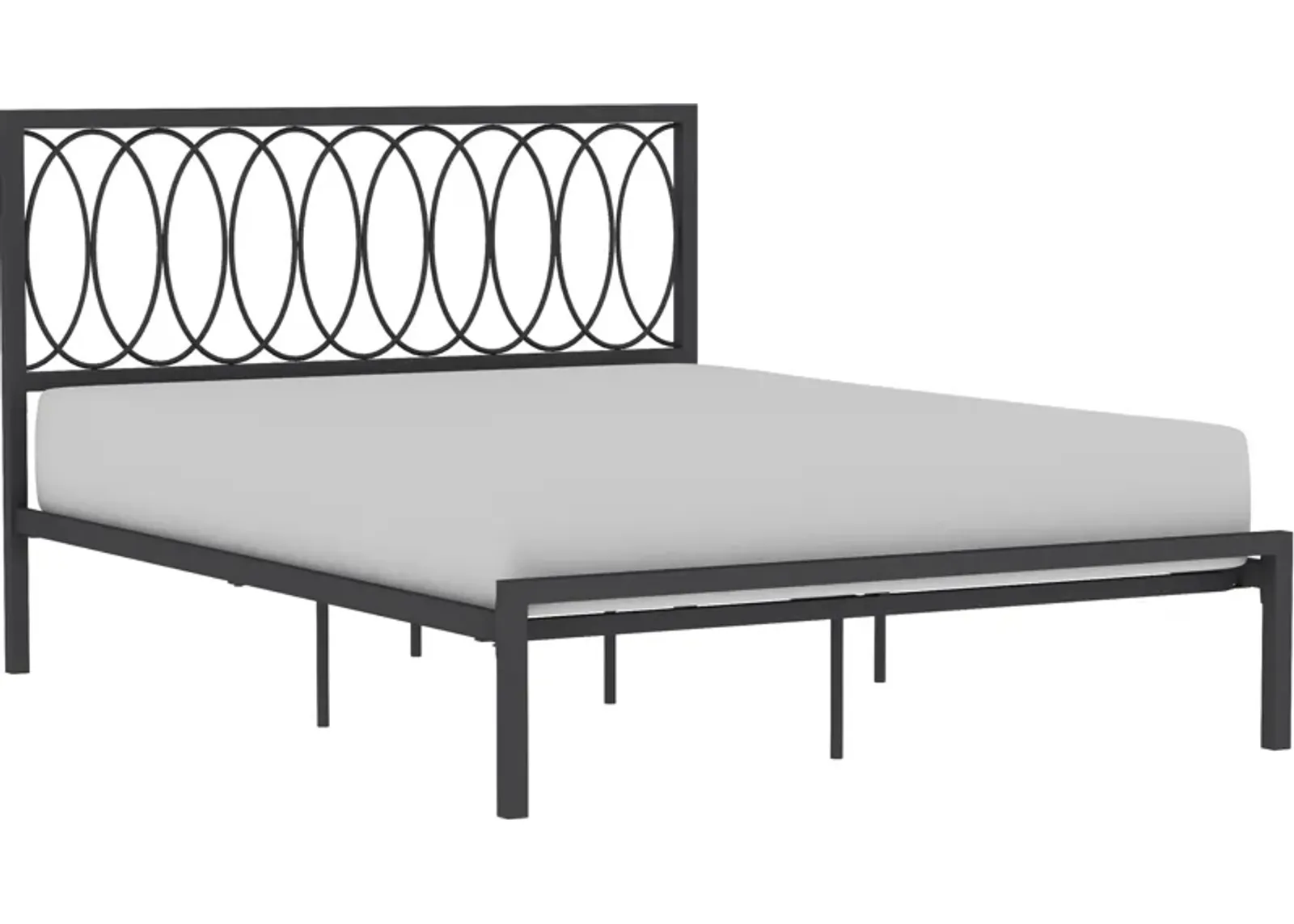 Petunia Queen Platform Bed - Gray