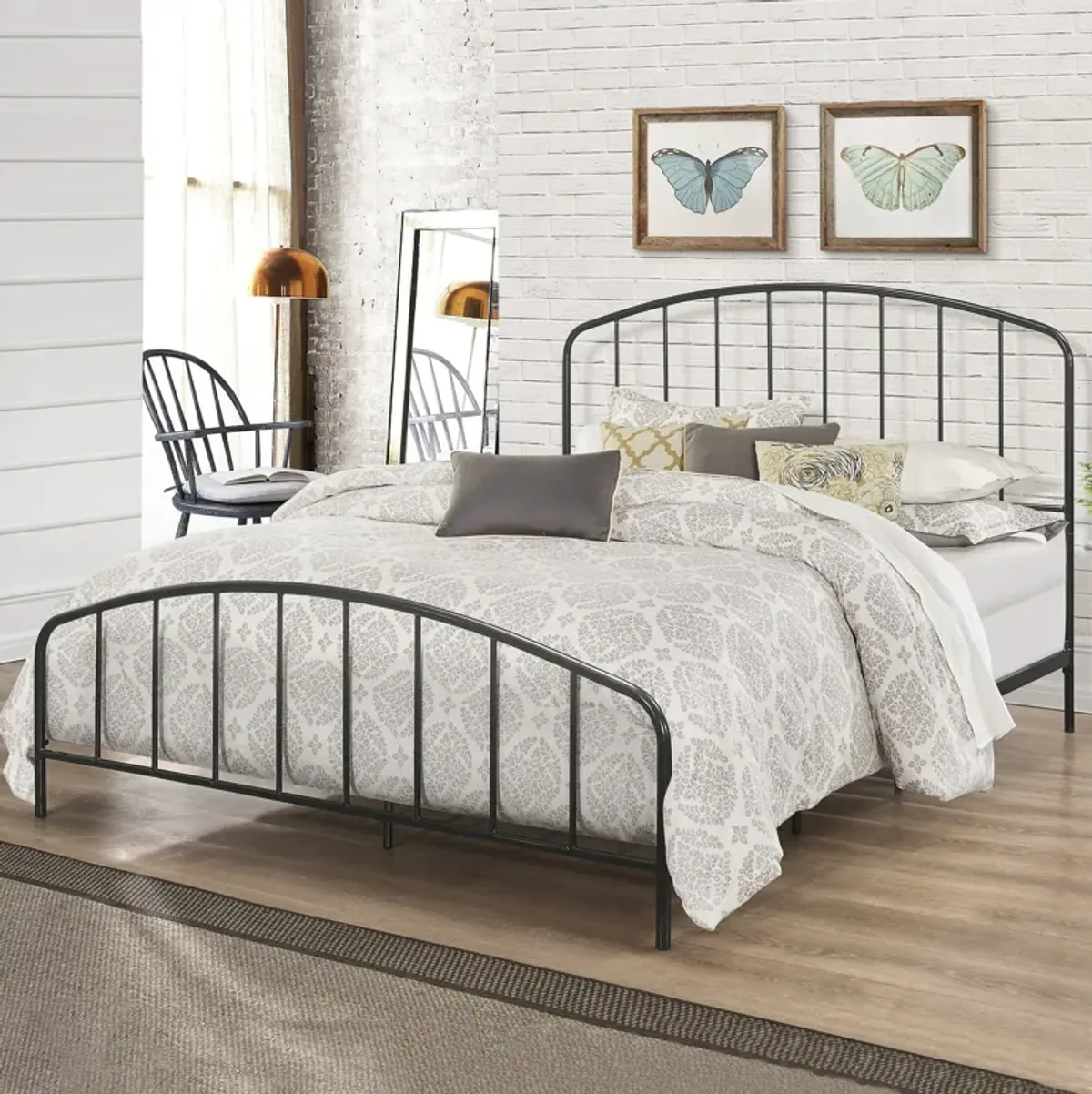 Lydia Queen Bed - Black