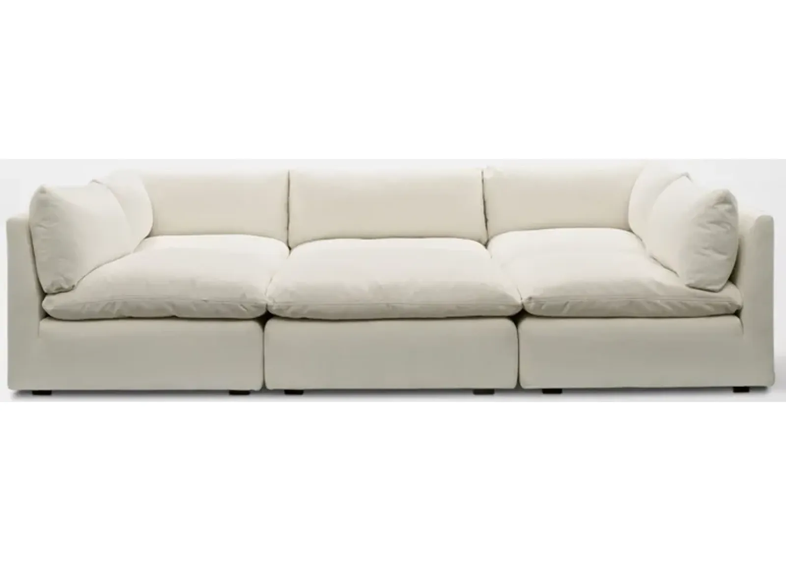 Lola 6-Piece Pit Sectional - Ivory