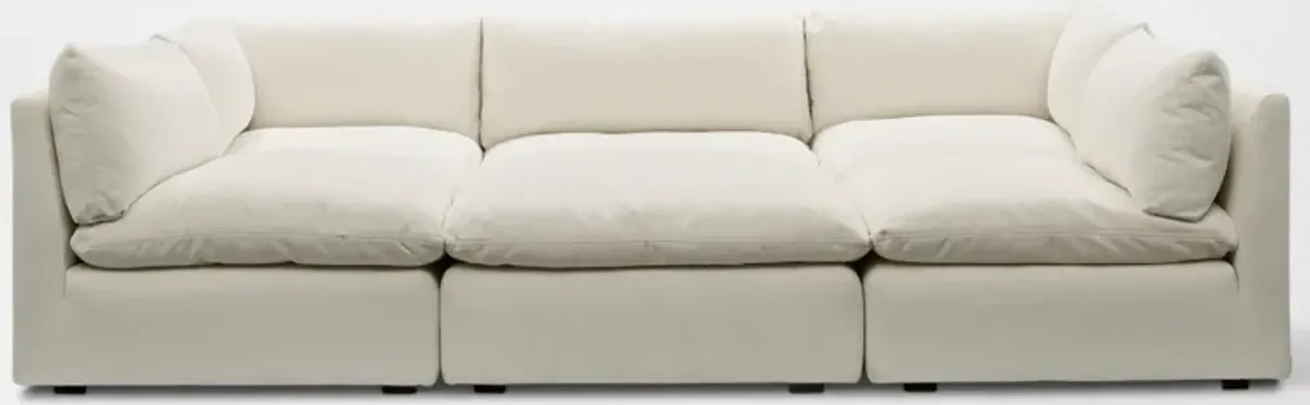 Lola 6-Piece Pit Sectional - Ivory