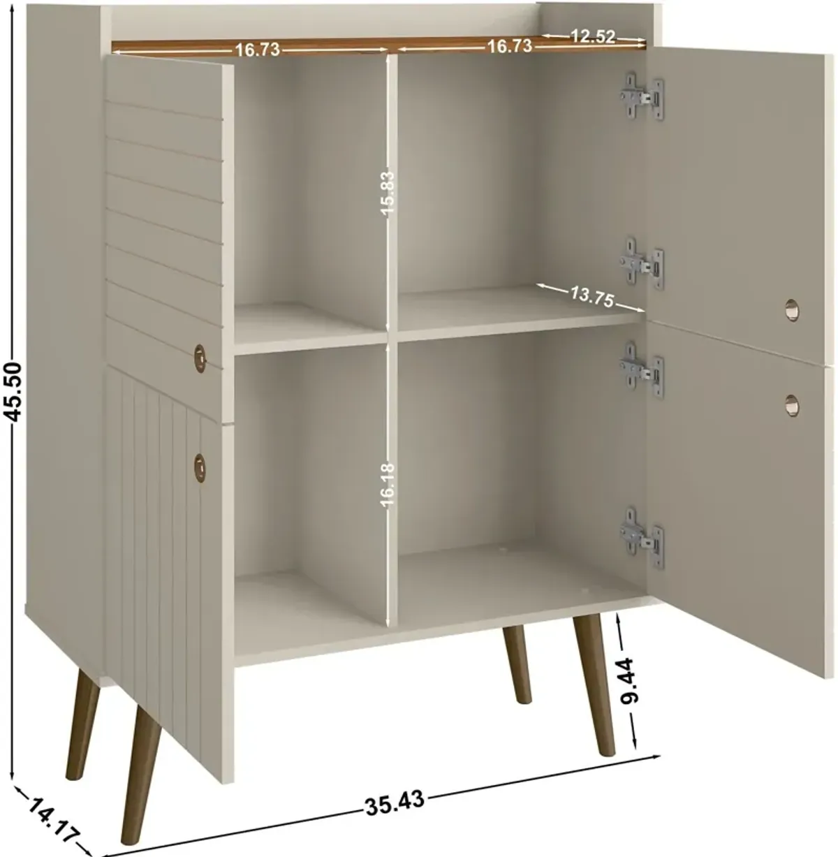 Marlo Accent Cabinet - Off-White