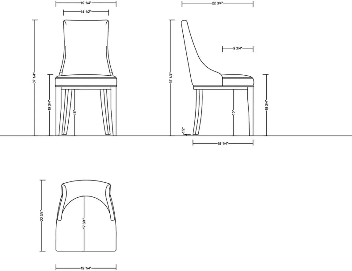 Strato 4 Dining Chairs and 2 Arm Chairs - Tan