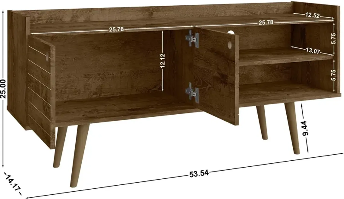 Marlo 54" TV Stand - Brown