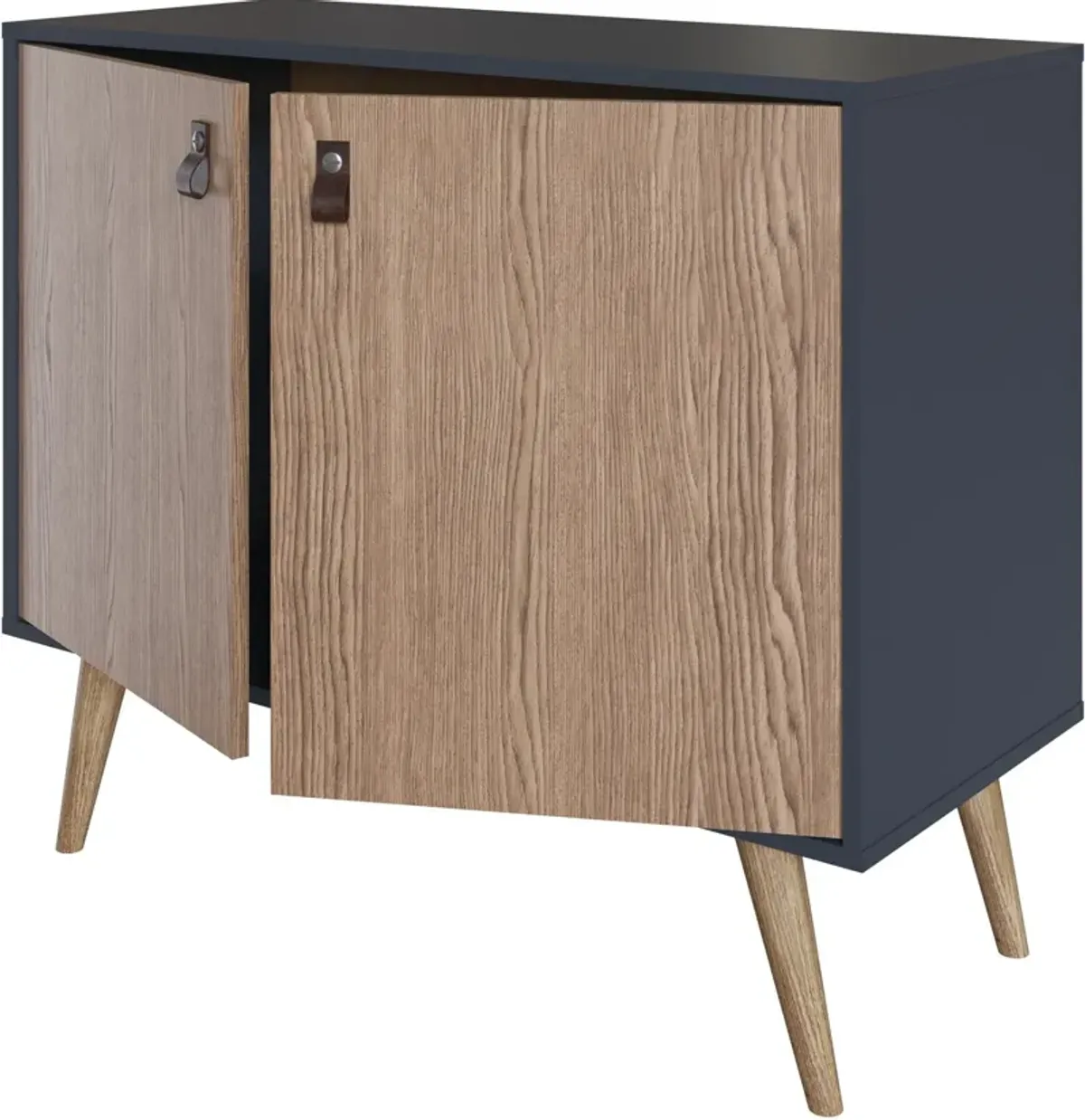 Nalda Accent Cabinet - Natural/Blue