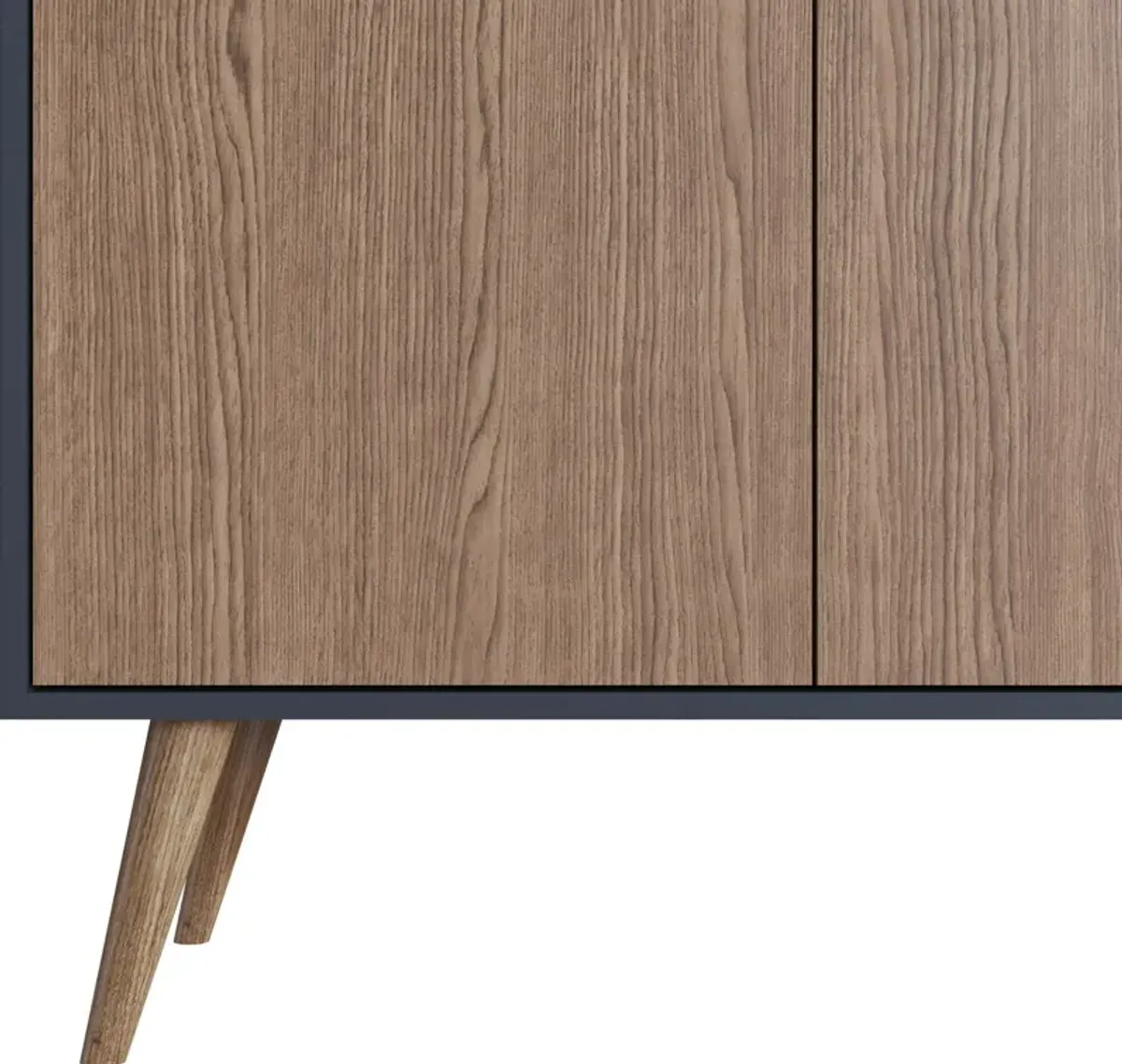 Nalda Accent Cabinet - Natural/Blue