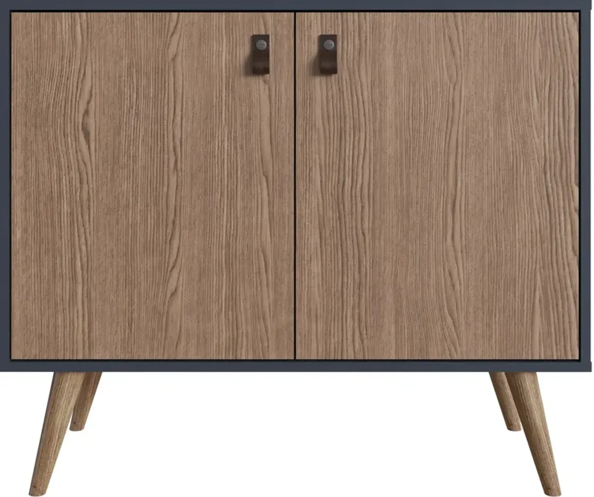 Nalda Accent Cabinet - Natural/Blue