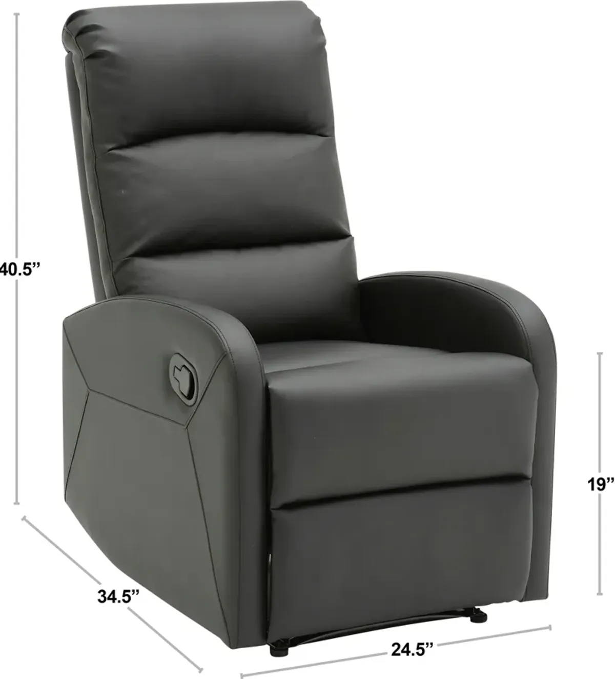 Simone Manual Recliner - Camel