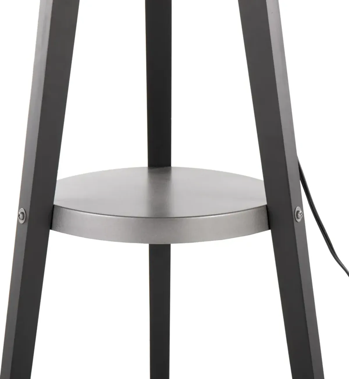 Aretha 59'' Floor Lamp - Black/Gray