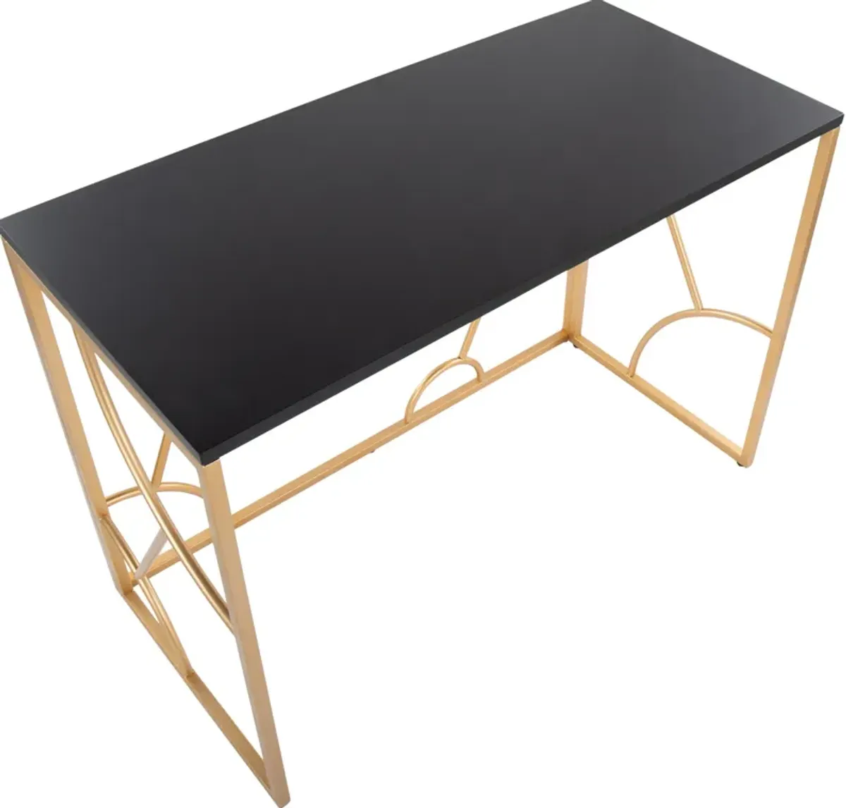 Lauryn Desk - Black/Gold