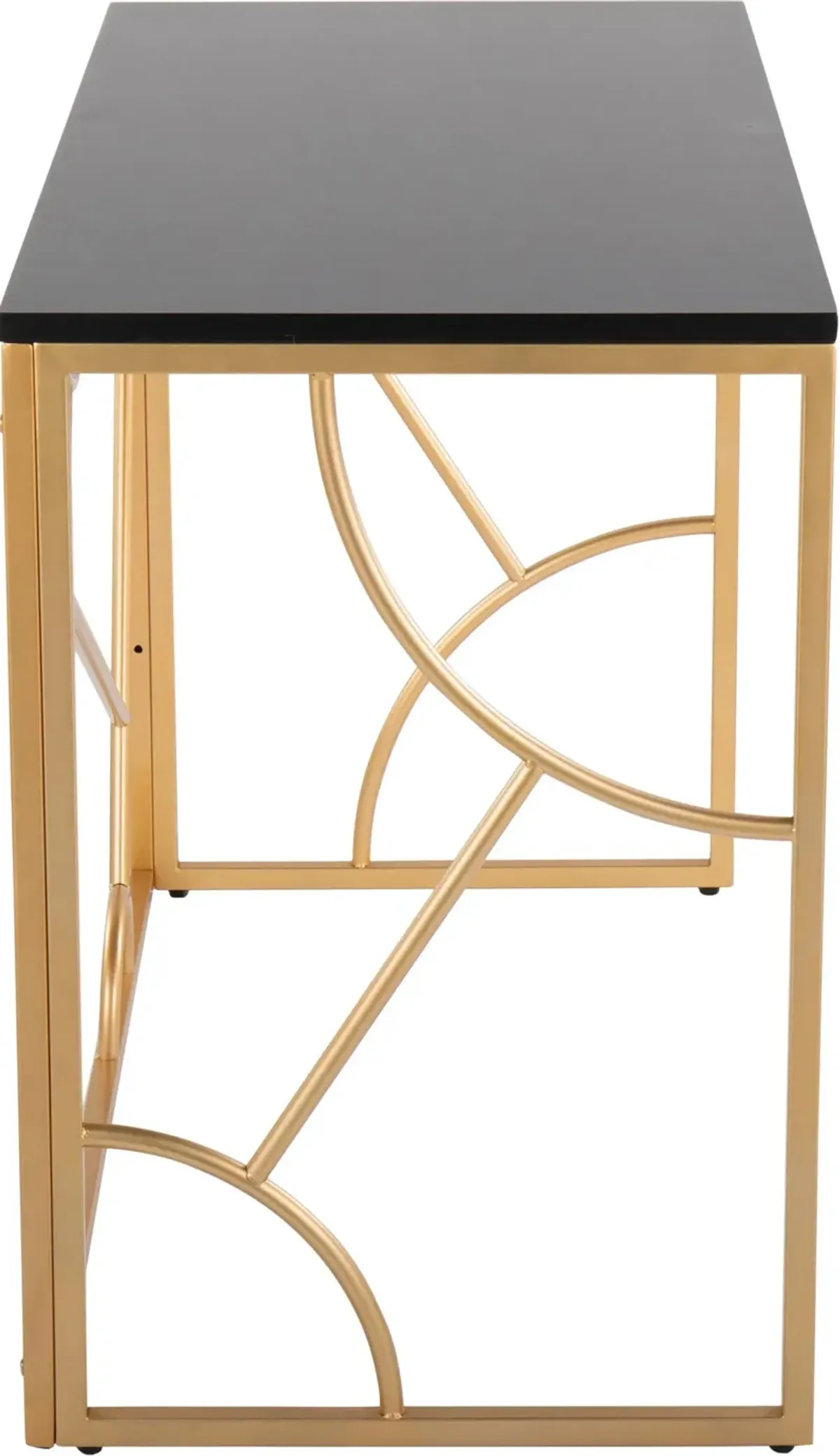 Lauryn Desk - Black/Gold