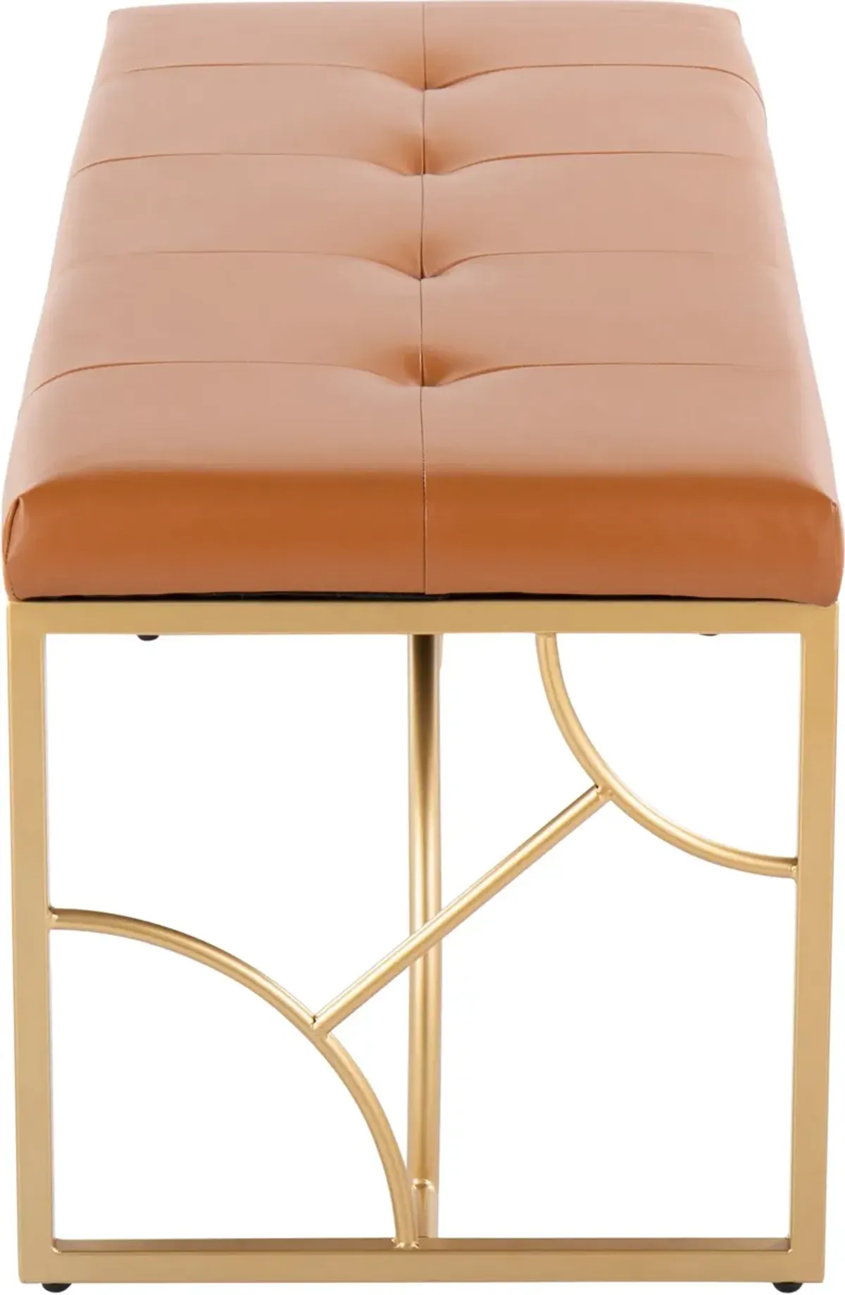 Lauryn Bench - Gold/Camel