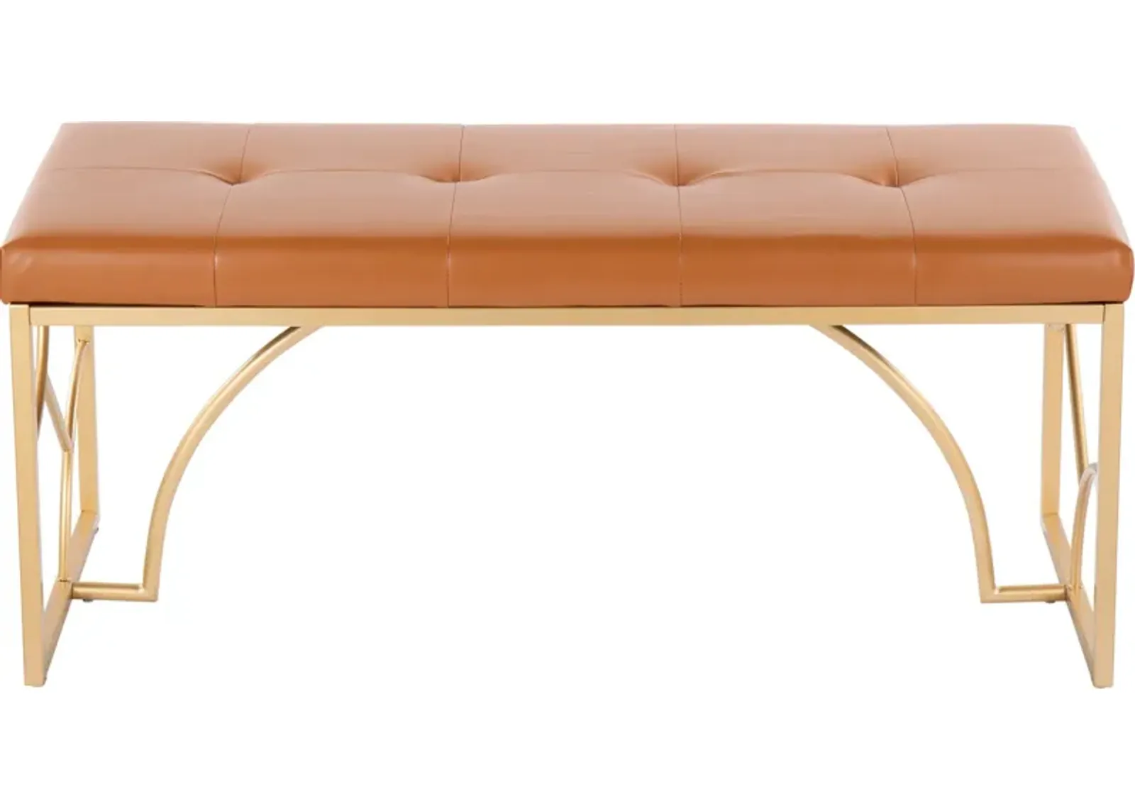 Lauryn Bench - Gold/Camel