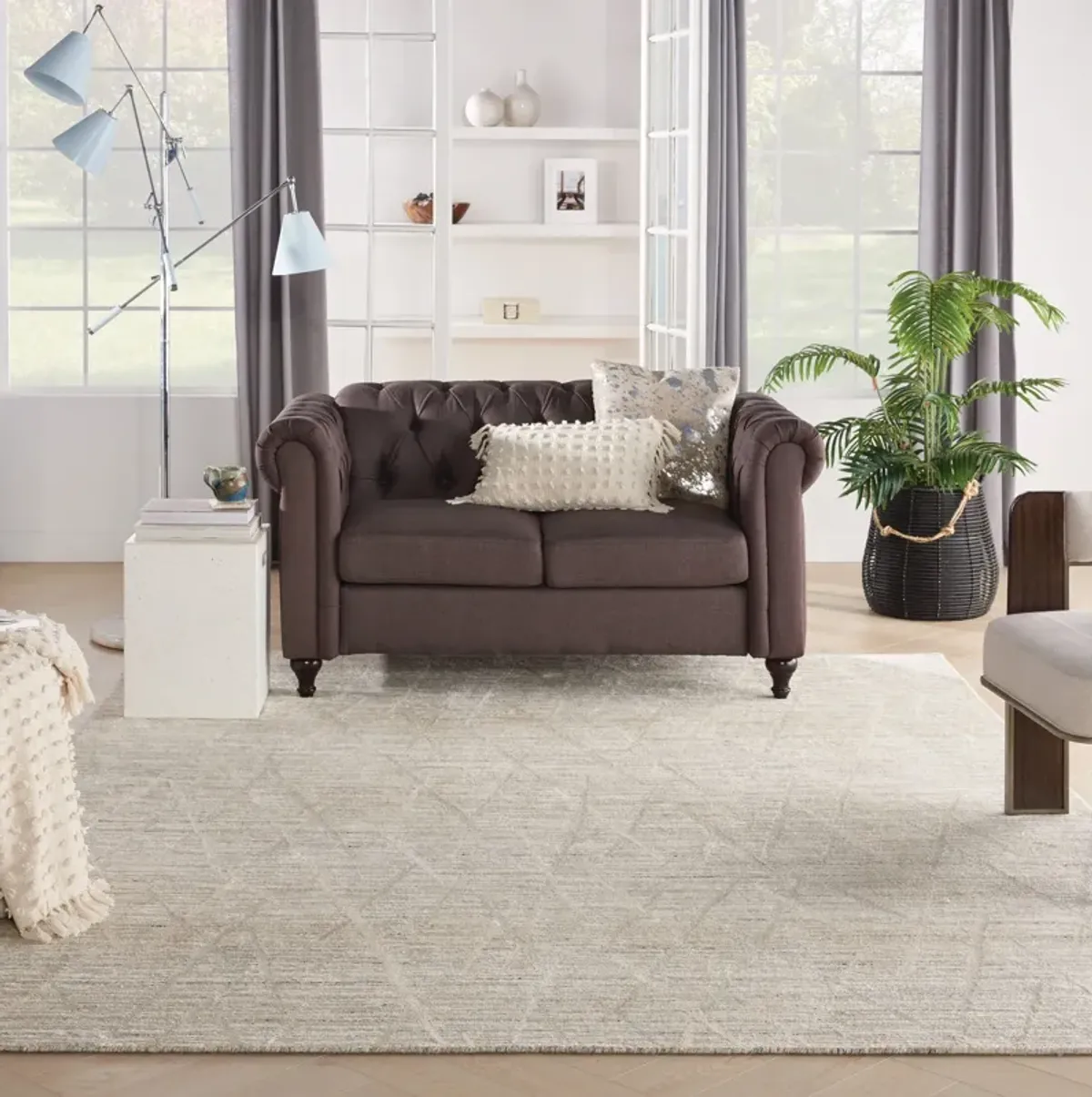Firenze 6' x 8' Area Rug - Pearl