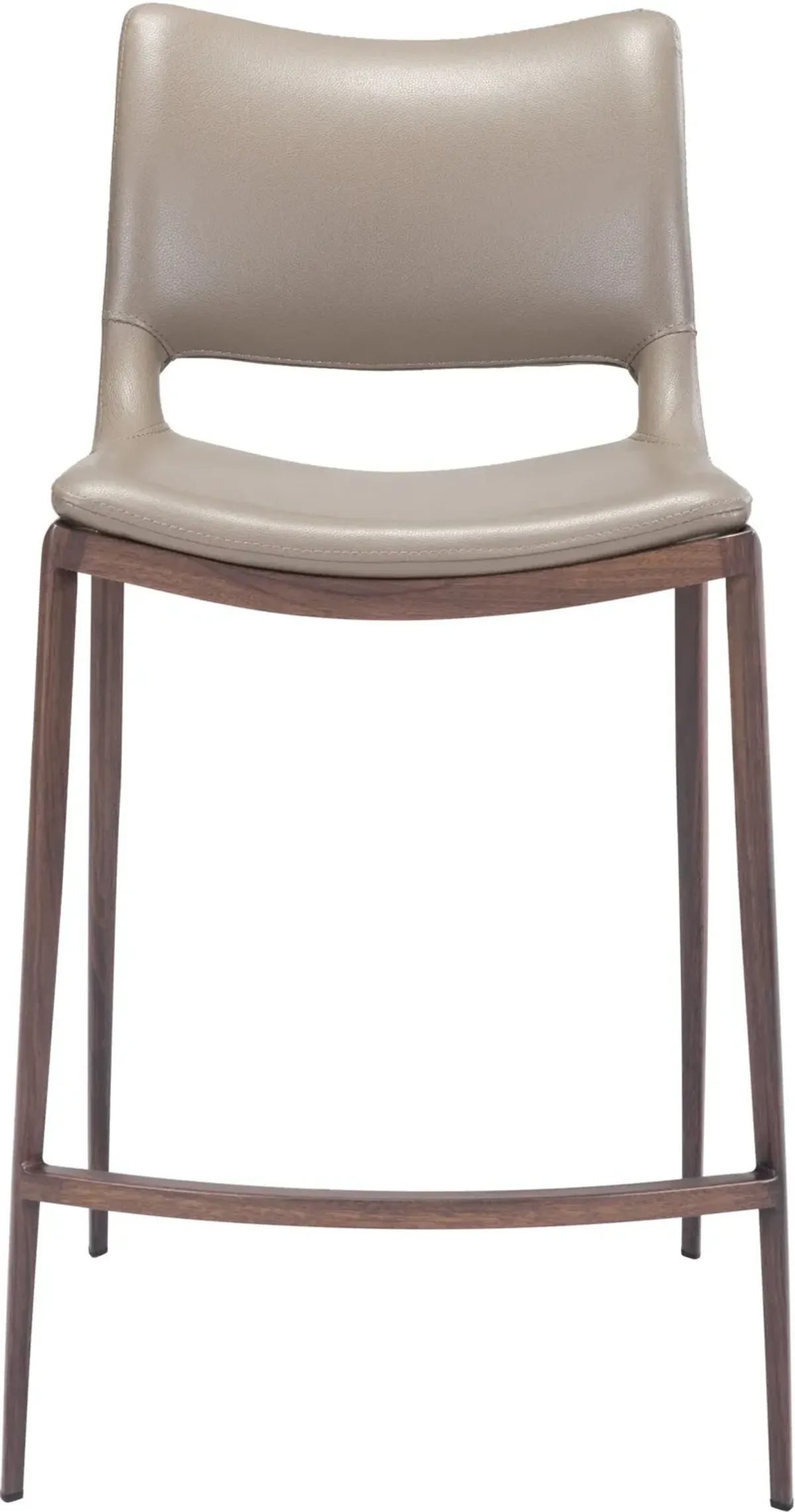 Granger Set of 2 Counter-Height Stools - Brown/Walnut