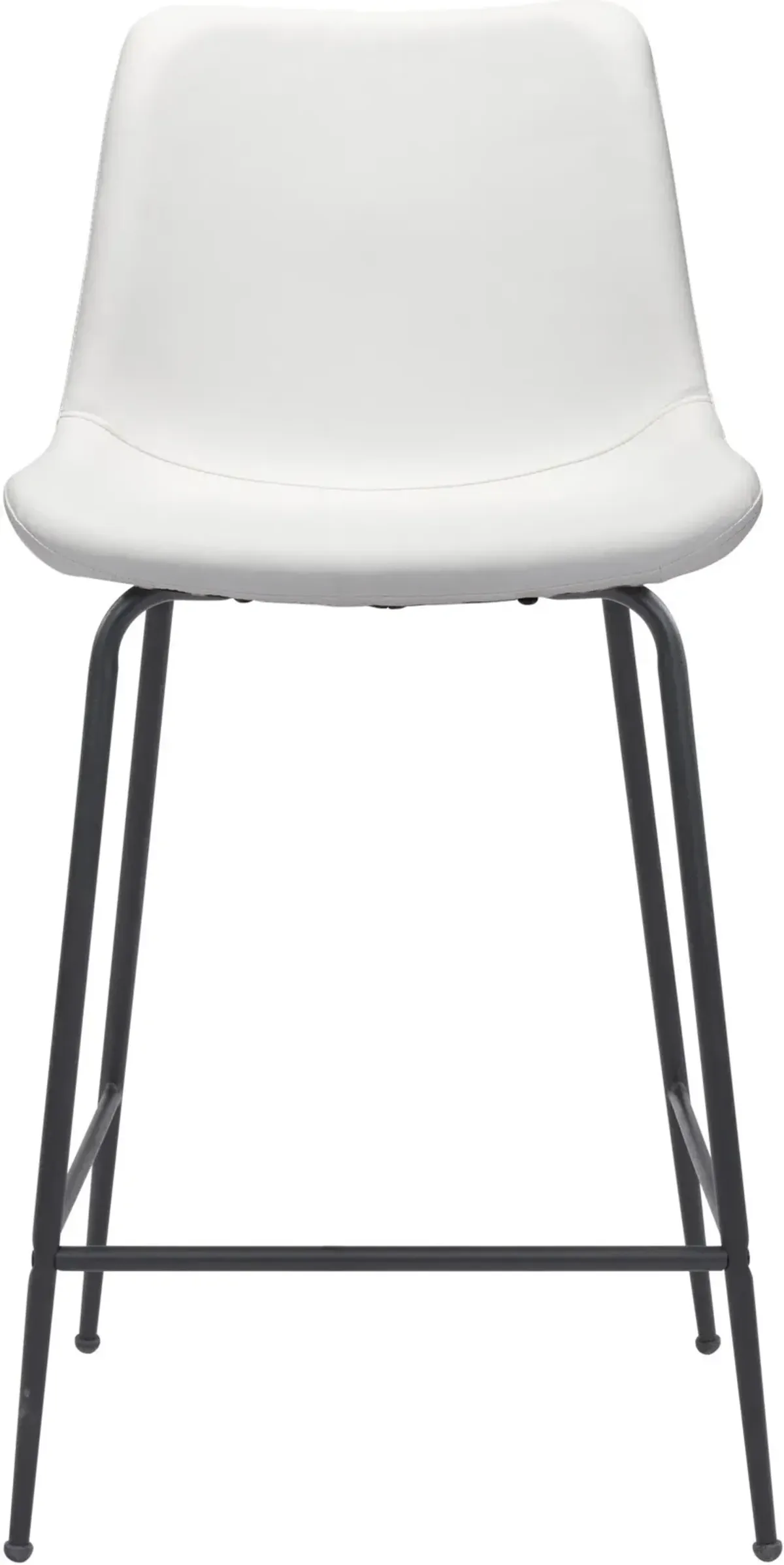 Xyon Counter-Height Stool - White