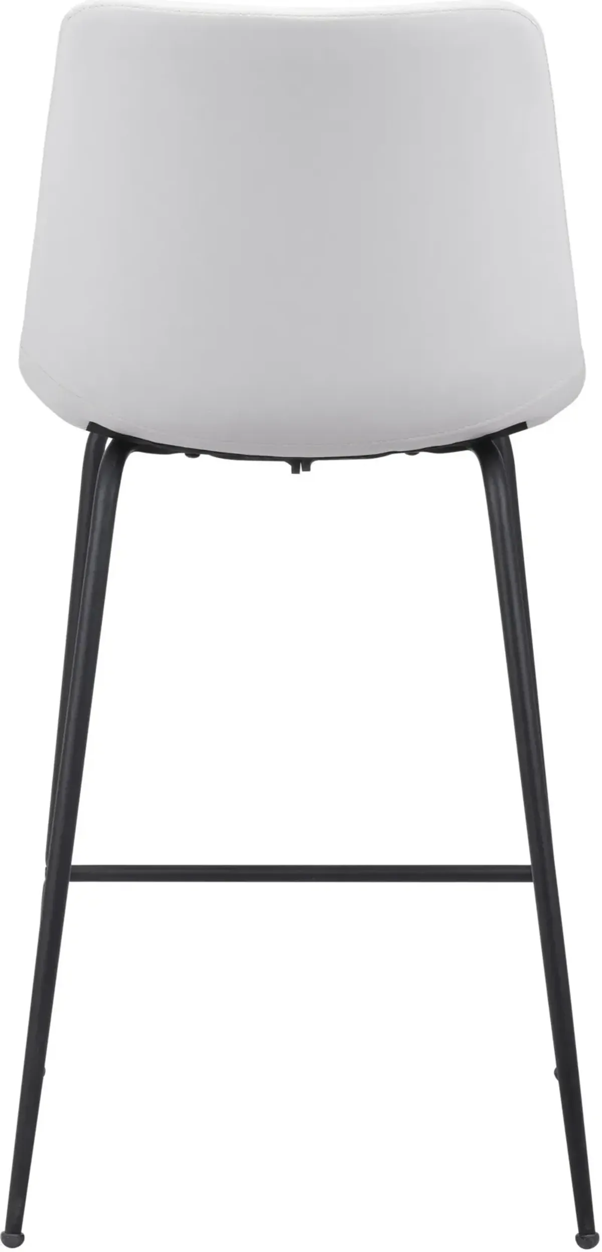 Xyon Counter-Height Stool - White