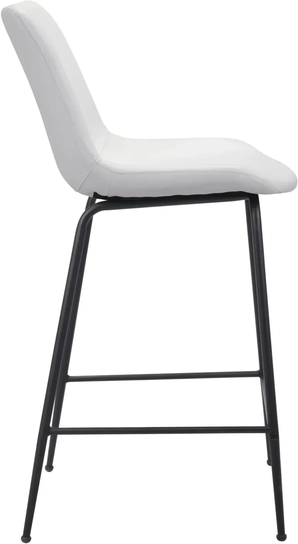 Xyon Counter-Height Stool - White