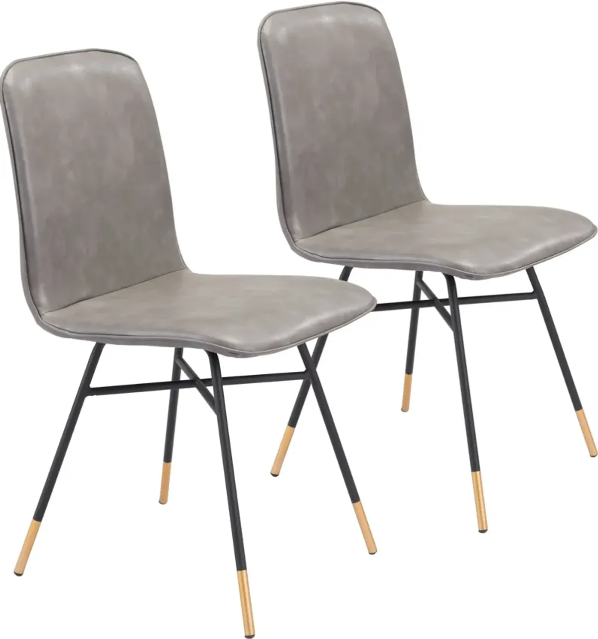 James Set of 2 Dining Chairs - Gray