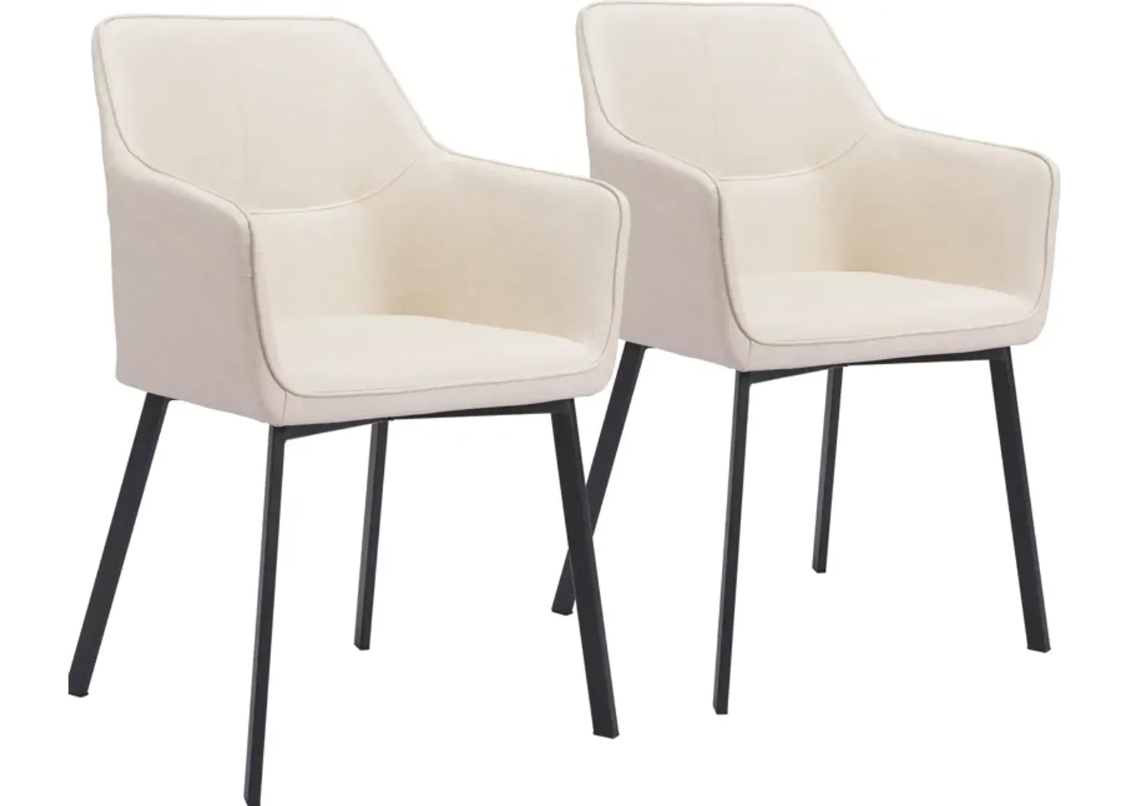 Raymond Set of 2 Dining Chairs - Beige