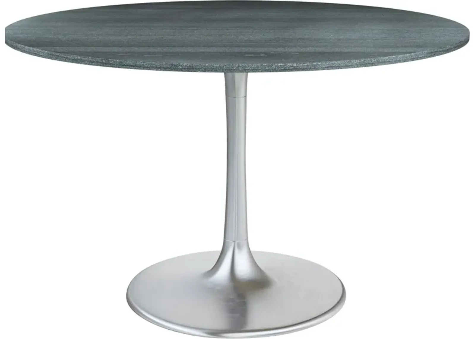 Isabella Round Dining Table - Gray/Silver