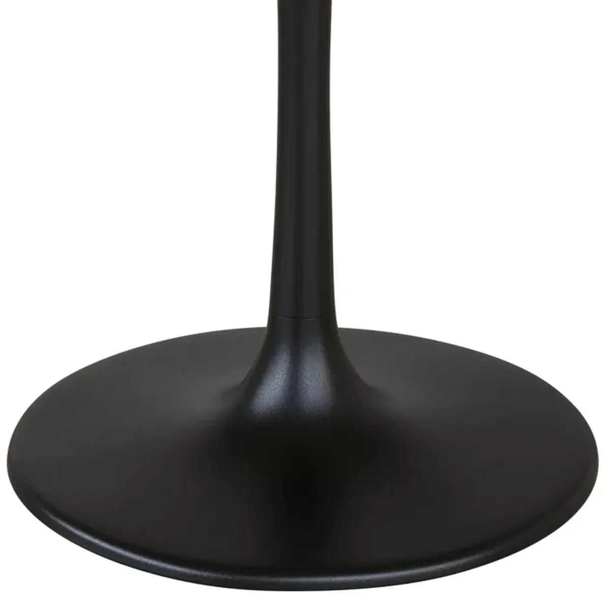 Isabella Round Dining Table - Gray/Black