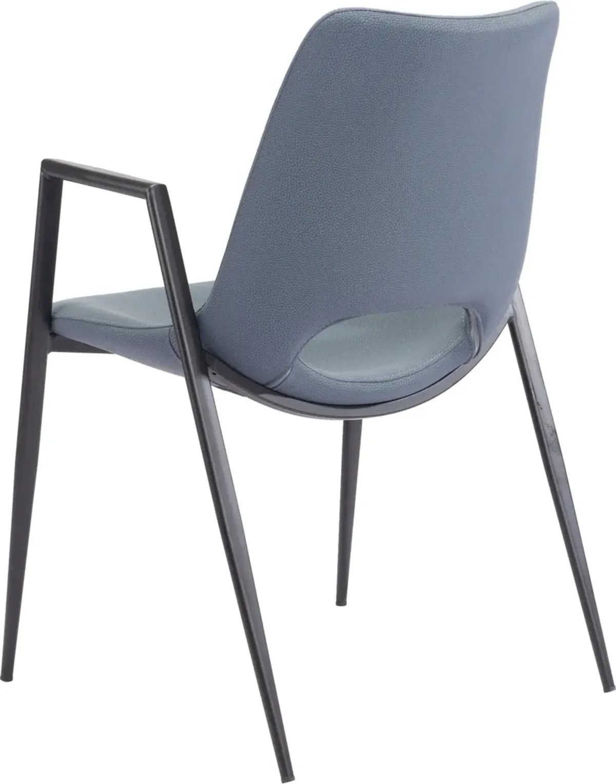 Emerson Set of 2 Dining Chairs - Blue/Black