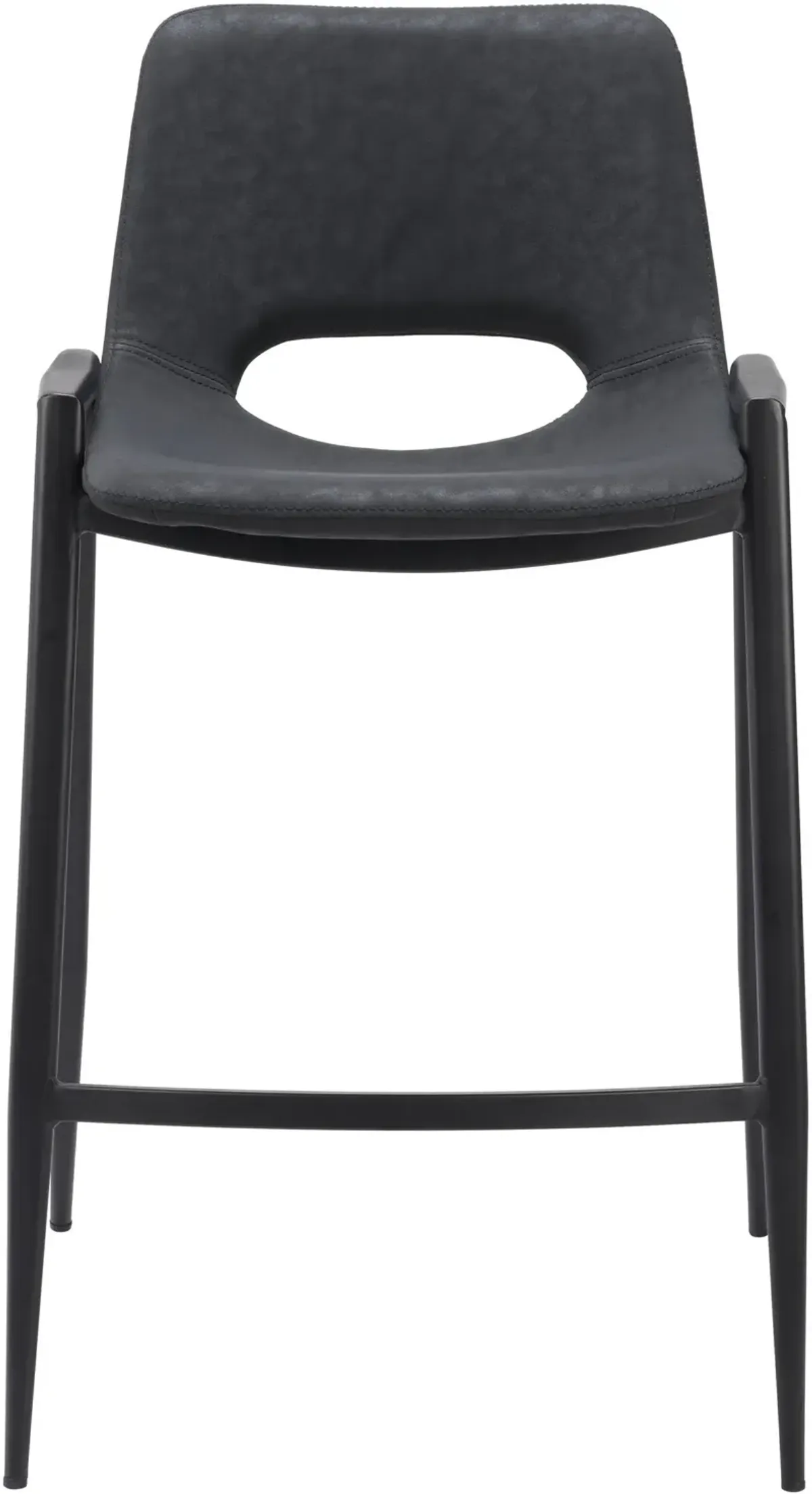 Emerson Set of 2 Counter-Height Stools - Black