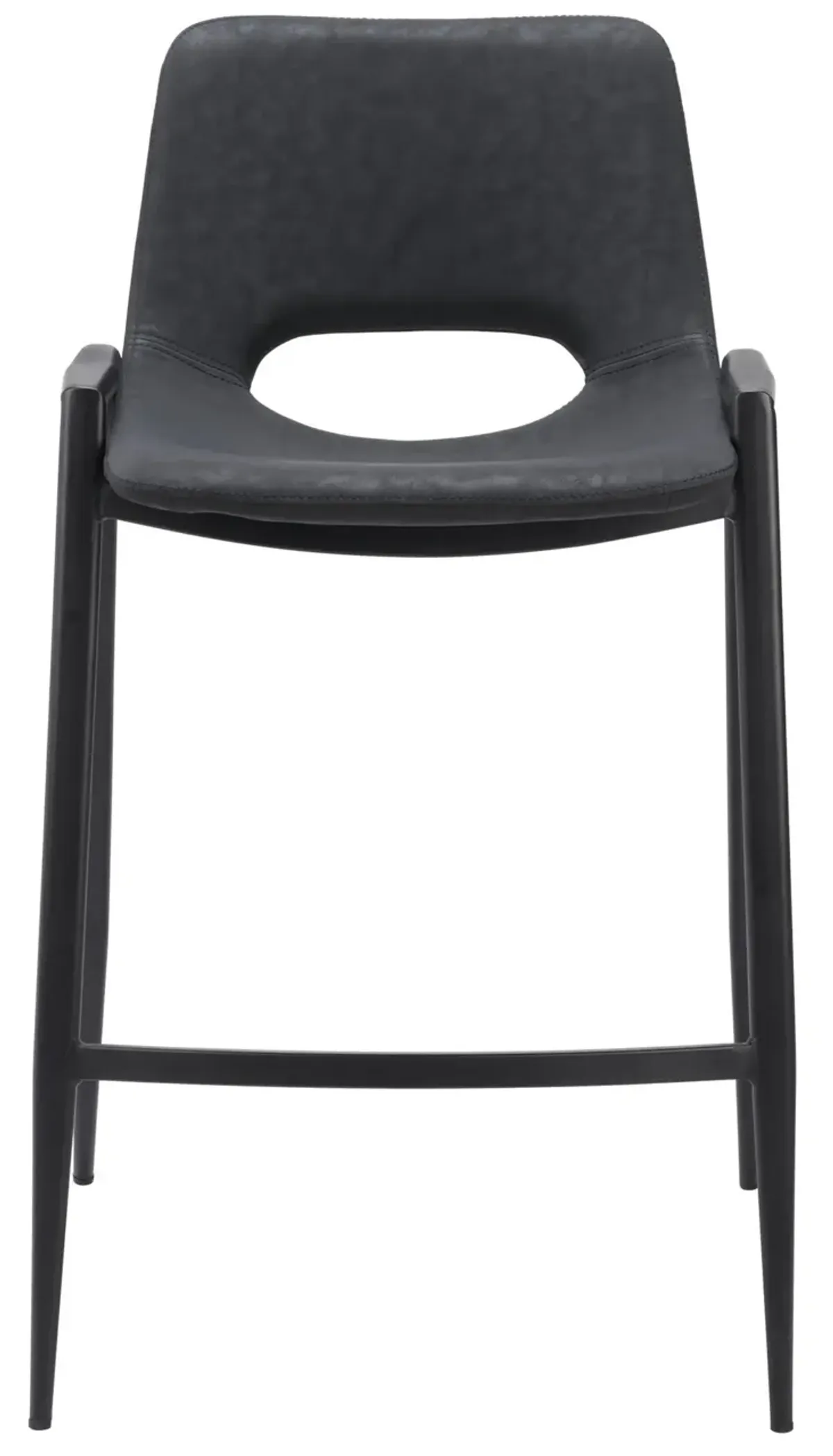 Emerson Set of 2 Counter-Height Stools - Black