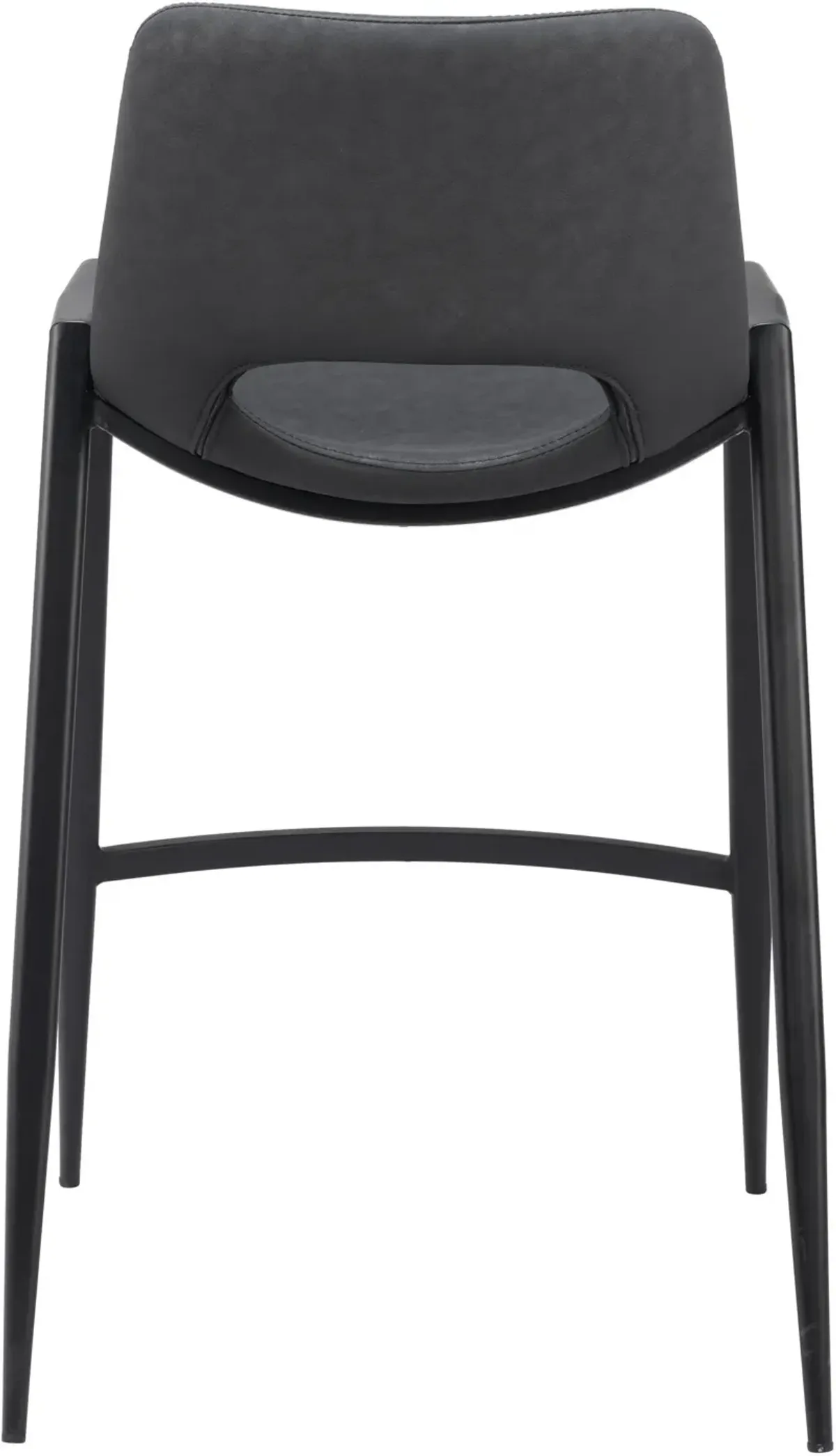 Emerson Set of 2 Counter-Height Stools - Black