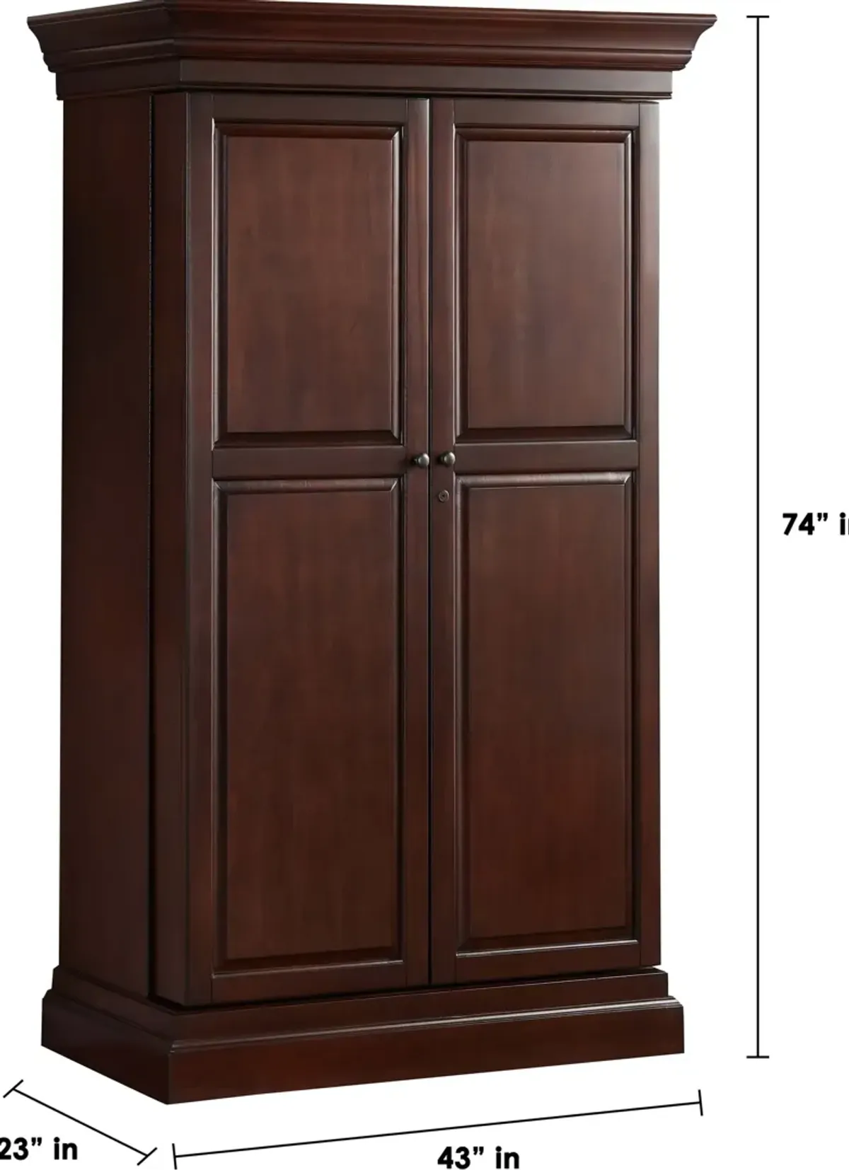 Nadini Wine and Bar Cabinet - Brown