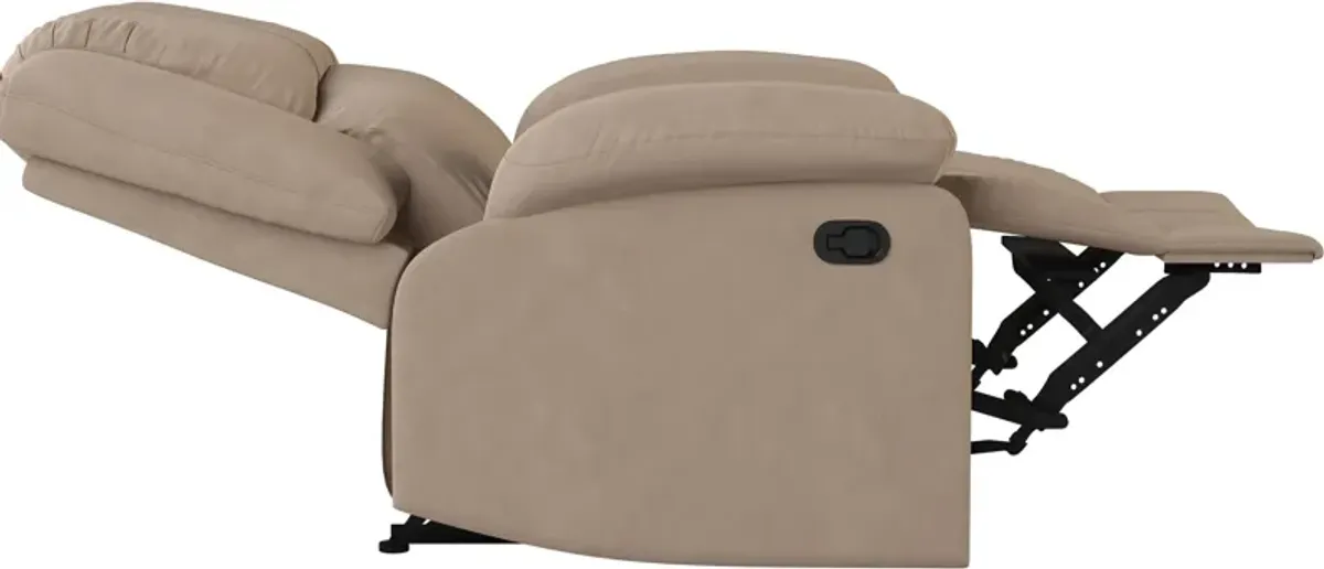 Brandon Manual Recliner -  Beige