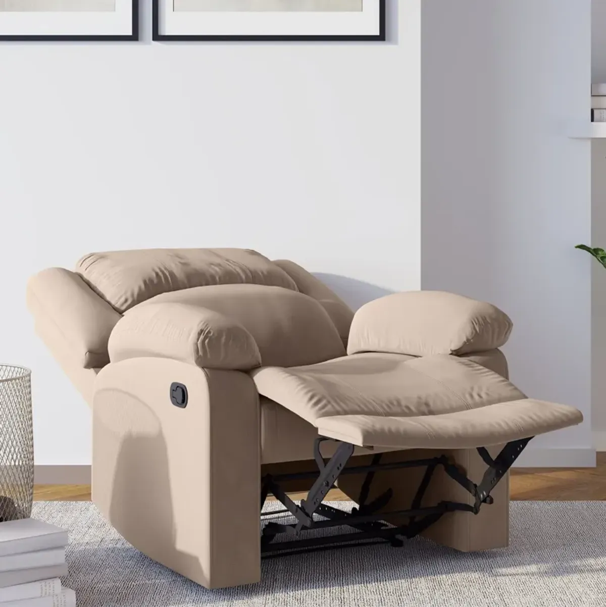 Brandon Manual Recliner -  Beige