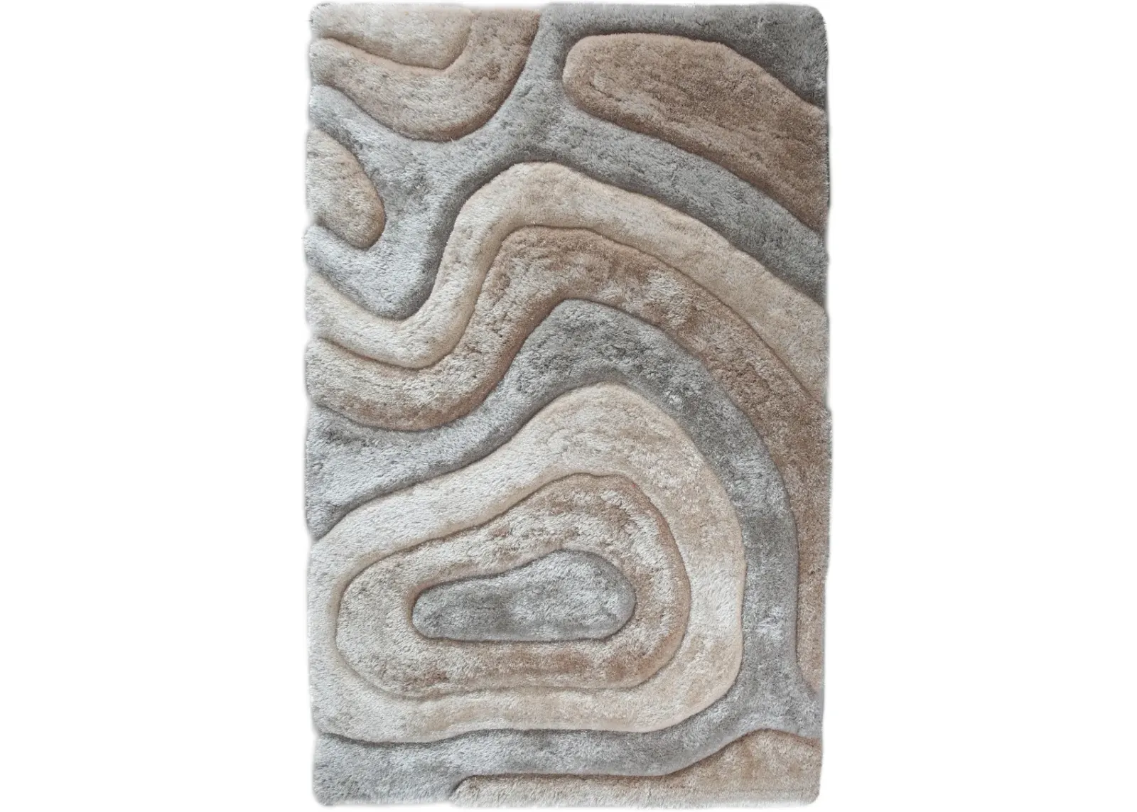 Bayou 5' x 7' Area Rug - Gray/Brown/Beige