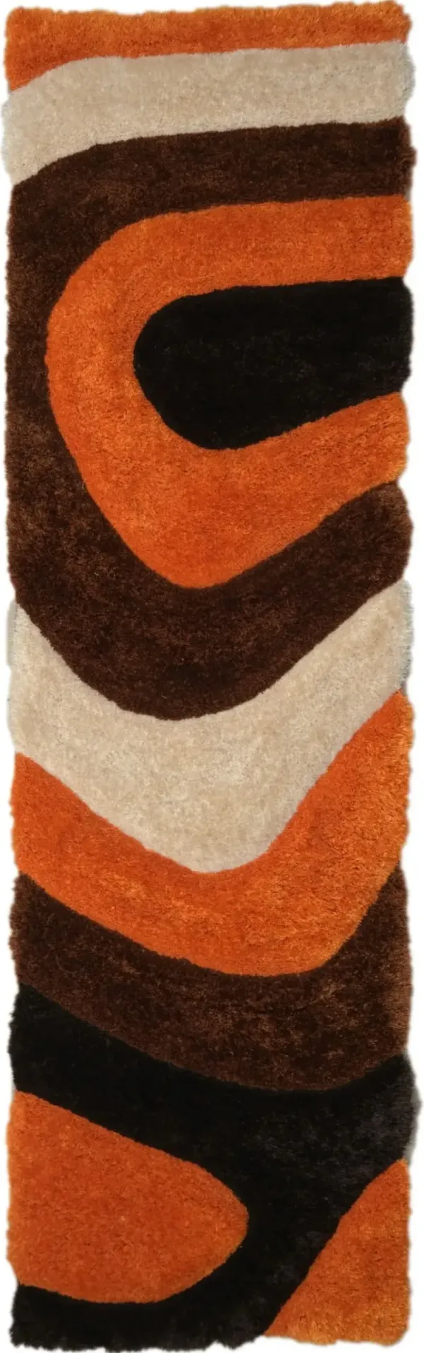 Bayou 2' x 8' Runner - Orange/Brown/Beige