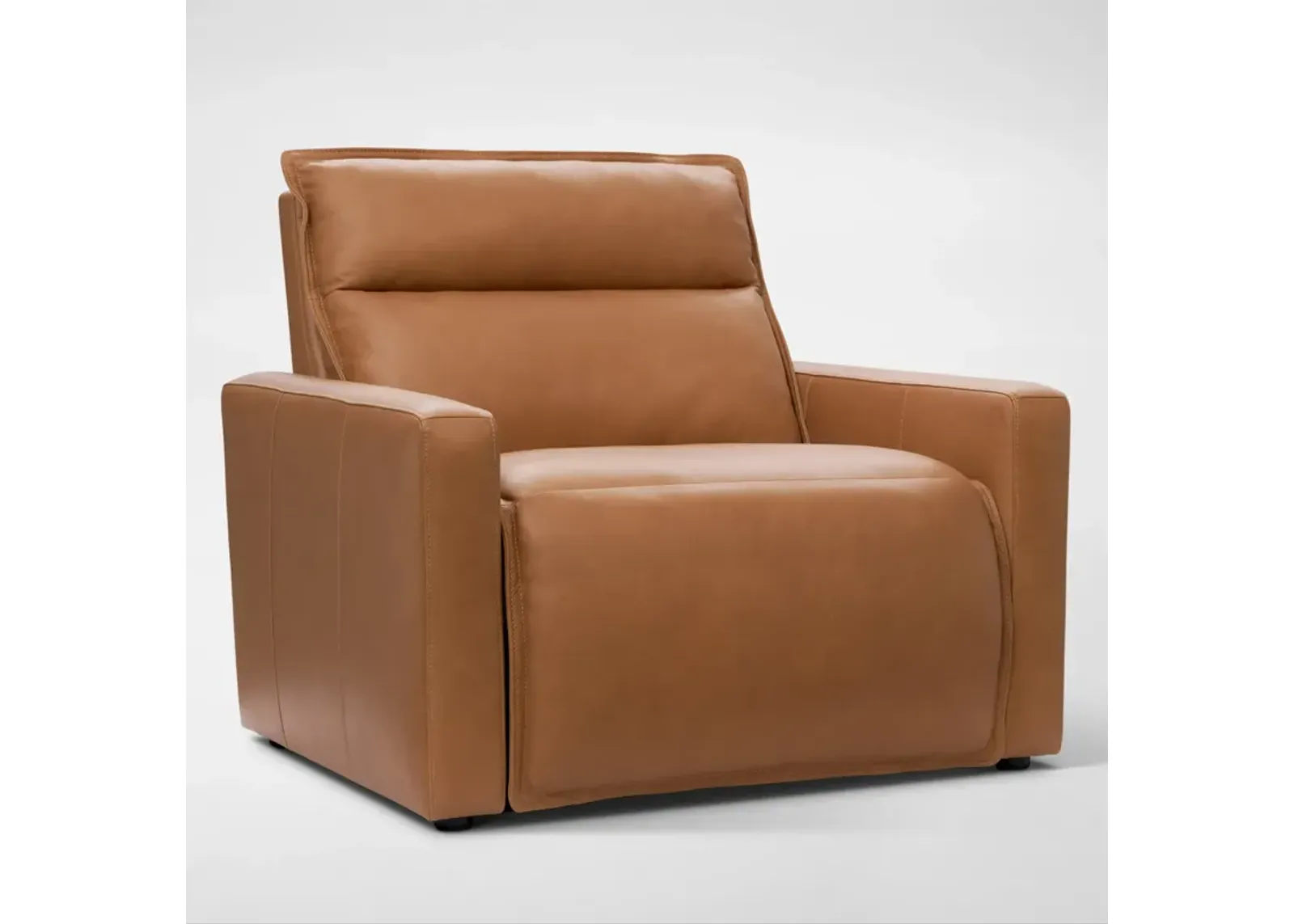 Napa Dual-Power Recliner - Saddle