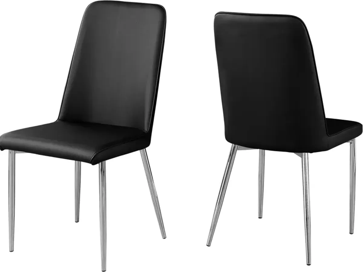 Morris Set of 2 Dining Chairs - Black